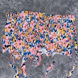 Floral Bathing Suit Top